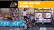 L'arrivée au ralenti / Finish in slow motion - Étape 14 / Stage 14 - Tour de France 2017