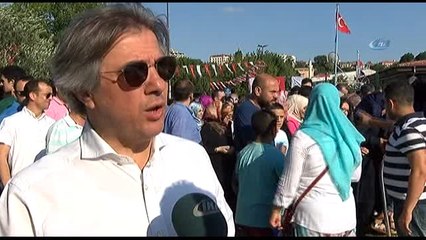 15 Temmuz Şehitler Köprüsüne Deniz Taşıtlarıyla Gittiler