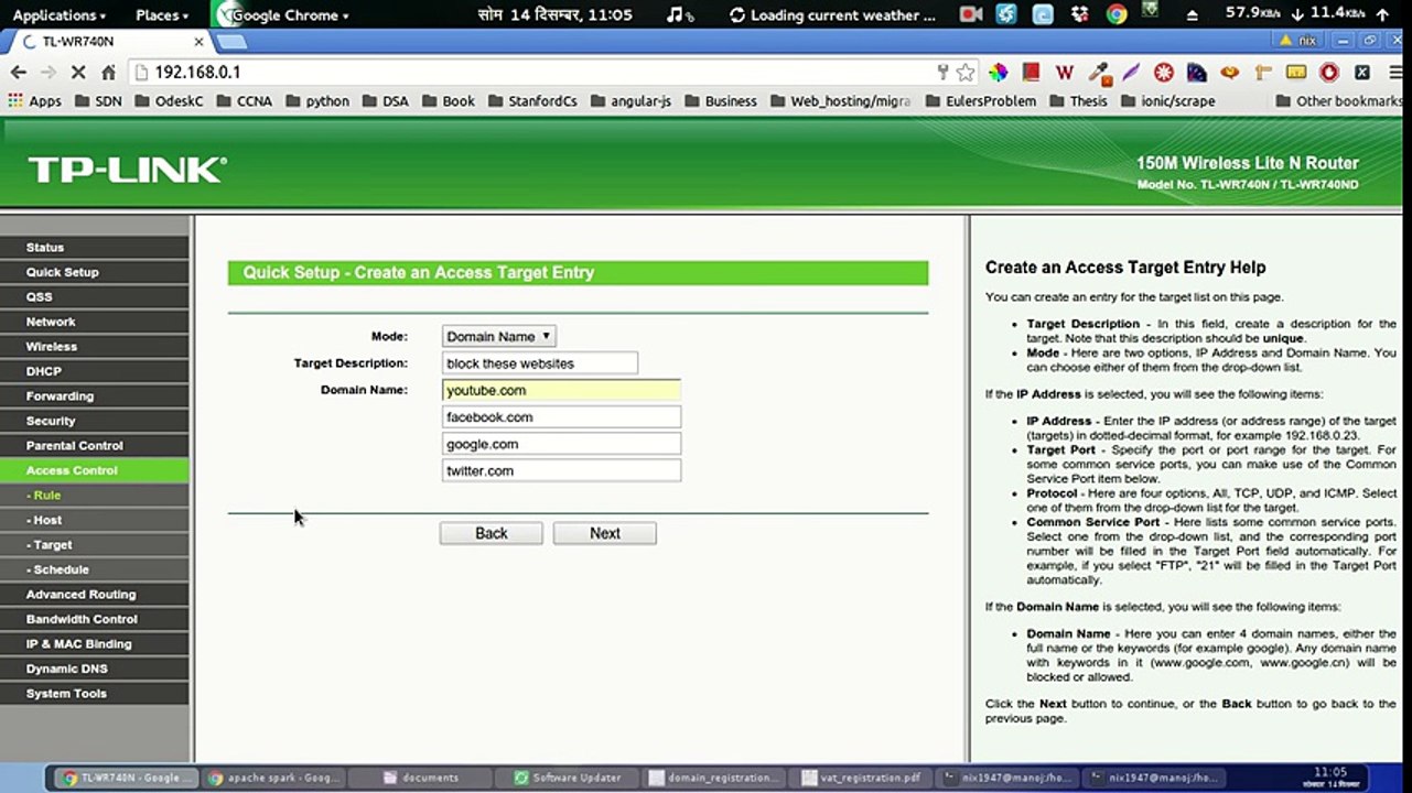 Block Facebook, youtube, twitter and any website from your router -