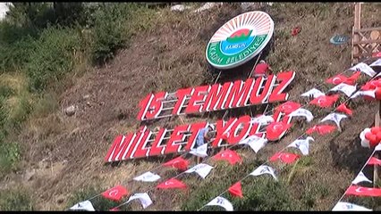 İlkadım'da "15 Temmuz Millet Yolu ve Şehitler Anıtı" Açıldı