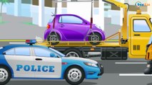 Cop Car Cartoon - The Police Car NEW Compilation with Cars for Kids and Emergency Vehicles
