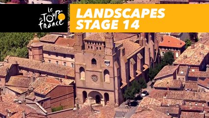 Paysages du jour / Landscapes of the day - Étape 14 / Stage 14 - Tour de France 2017