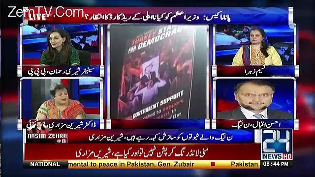 Sheerin Mazari Reponds On The Banners Published In Lahore in Favour Of Turkish Government