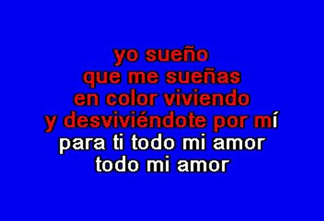 Paulina Rubio - Todo mi amor (Karaoke)