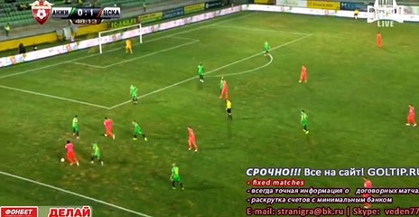 Aleksandr Golovin Goal vs FK Anzi Makhackala (0-2)