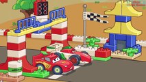 Des voitures dessin animé finale pour des jeux foudre course course contre Mcqueen francesco bernoulli lego disney