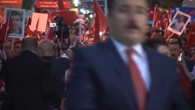 Cumhurbaşkanı Erdoğan 15 Temmuz Şehitler Köprüsü'nde