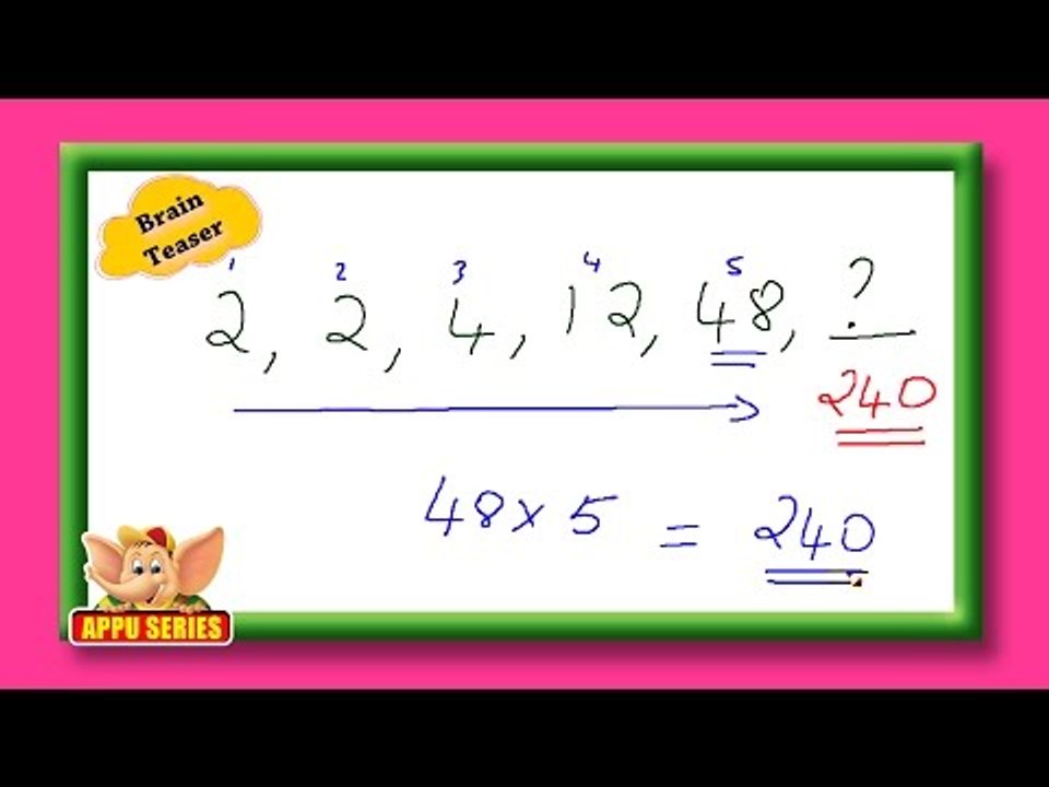 Brain Teaser - What number comes next?