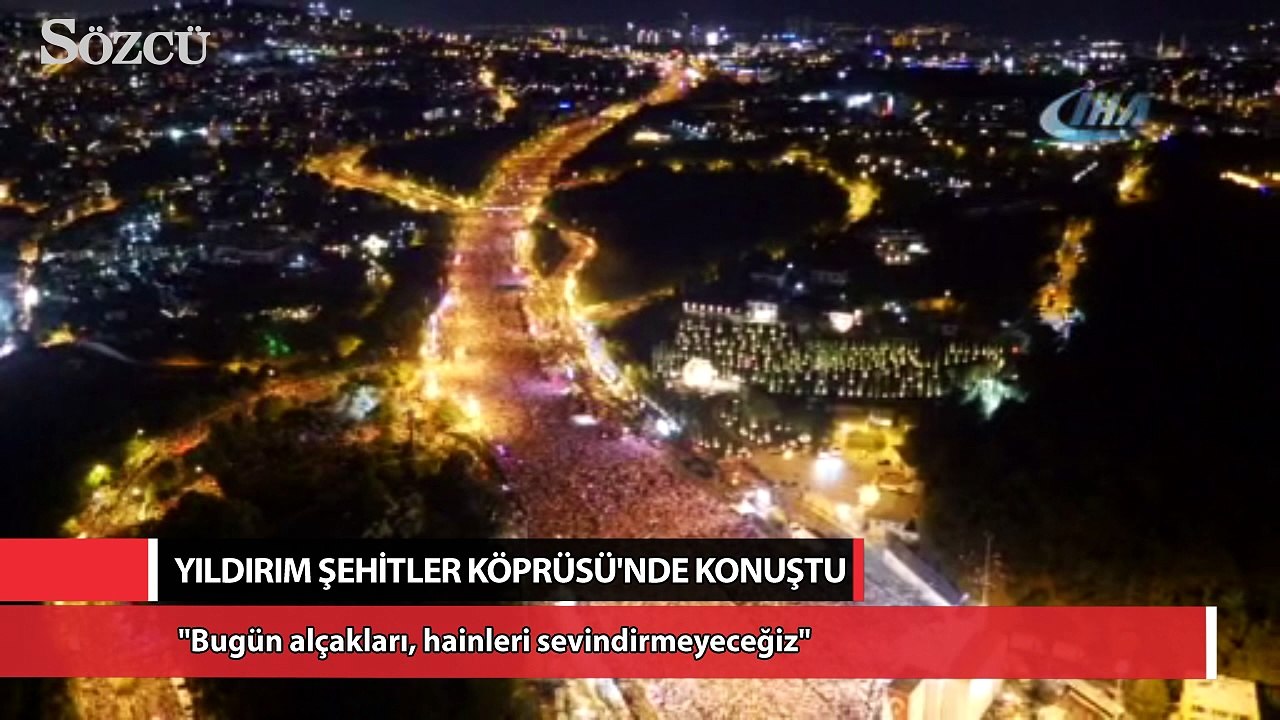 Başbakan Yıldırım: "Alçakları, hainleri sevindirmeyeceğiz"