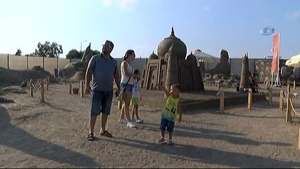 15 Temmuz "Kum Heykel" ile Anlatıldı