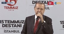 Erdoğan, Şehitler Köprüsü'nden Terör Örgütlerine Gözdağı: Hainlerin Kafasını Koparacağız!
