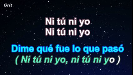 Ni Tú Ni Yo ft. Gente de Zona Lyrics