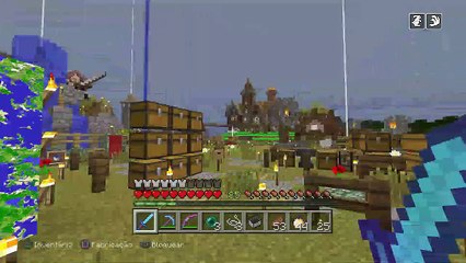 MINECRAFT Aldeão Cartógrafo e os Novos Mapas SECRETOS 047