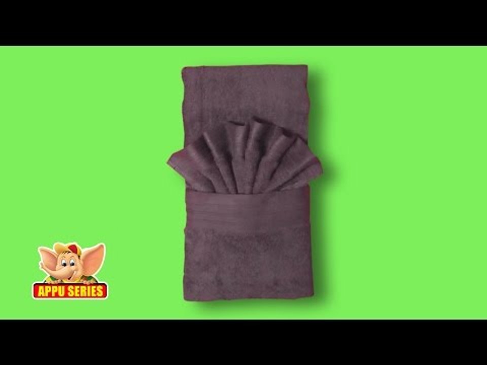 Towel Folding - Unique Hand Towel Fold