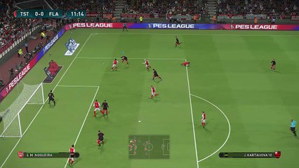 PES 2017 Flamengo vs Arsenal Defesa boa mas o Ataque é Melhor