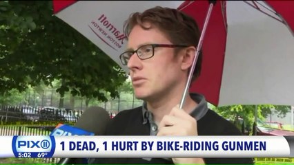 1 Dead, 1 Injured by Bike-Riding Gunmen in New York City