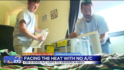 Woman Living in Sweltering Home Surprised with AC-Unit in 100-Degree Heat