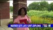 Mom Receives Late Son's High School Diploma