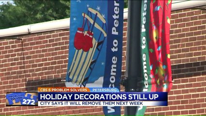 Winter Holiday Decorations Still Line Streets of Virginia City