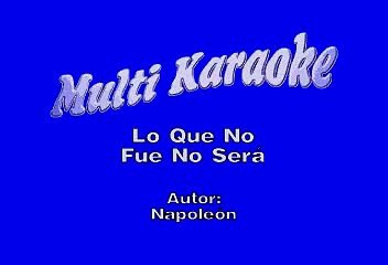 Pepe Aguilar - Lo Que No Fue No Sera (Karaoke)