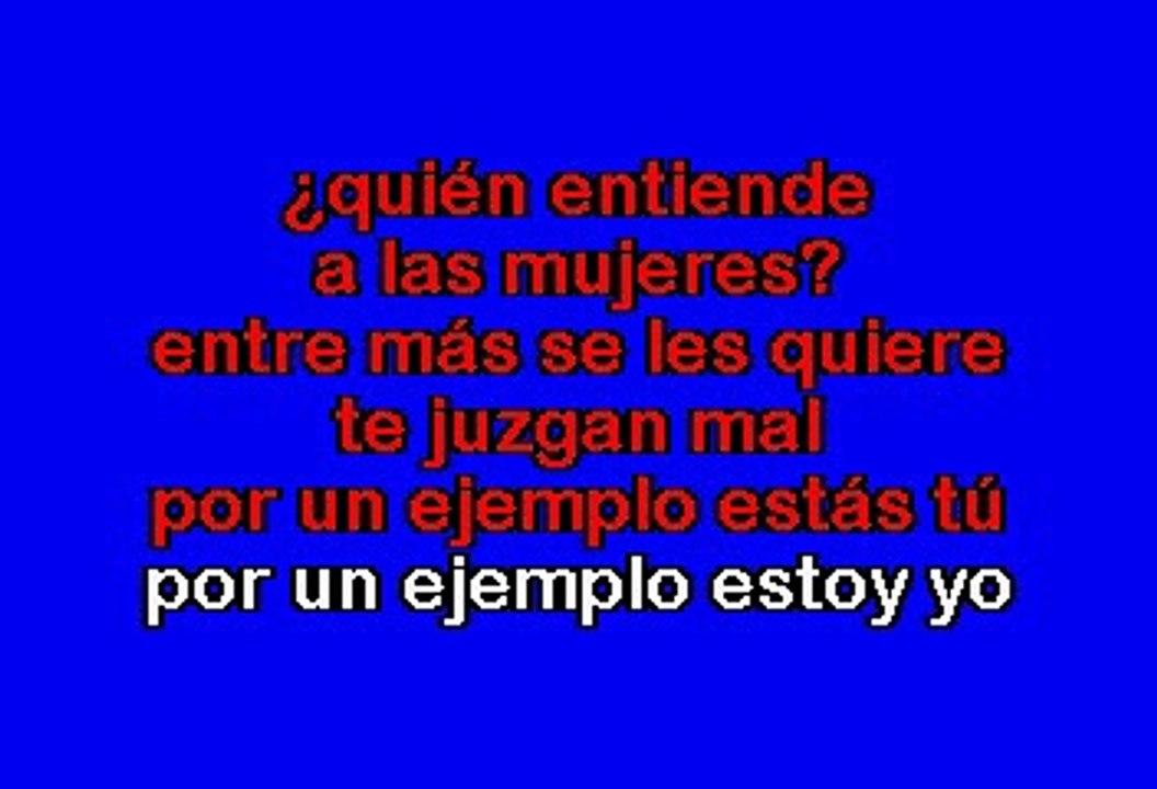 Pepe Aguilar - Quien Entiende A Las Mujeres (Karaoke)