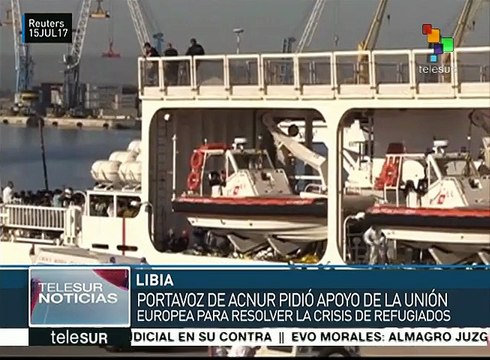 ACNUR: Libia, en el centro de crisis humanitaria de refugiados