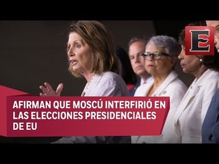 Líderes demócratas exigen investigar relación Trump-Rusia