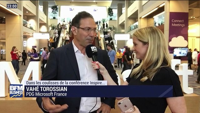 Conférence Inspire: rencontre avec Vahé Torossian, PDG de Microsoft France - 15/07