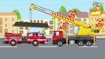 Tow Truck with Car Service Kids Cartoon Compilation | Service & Emergency Cars Cartoons for children