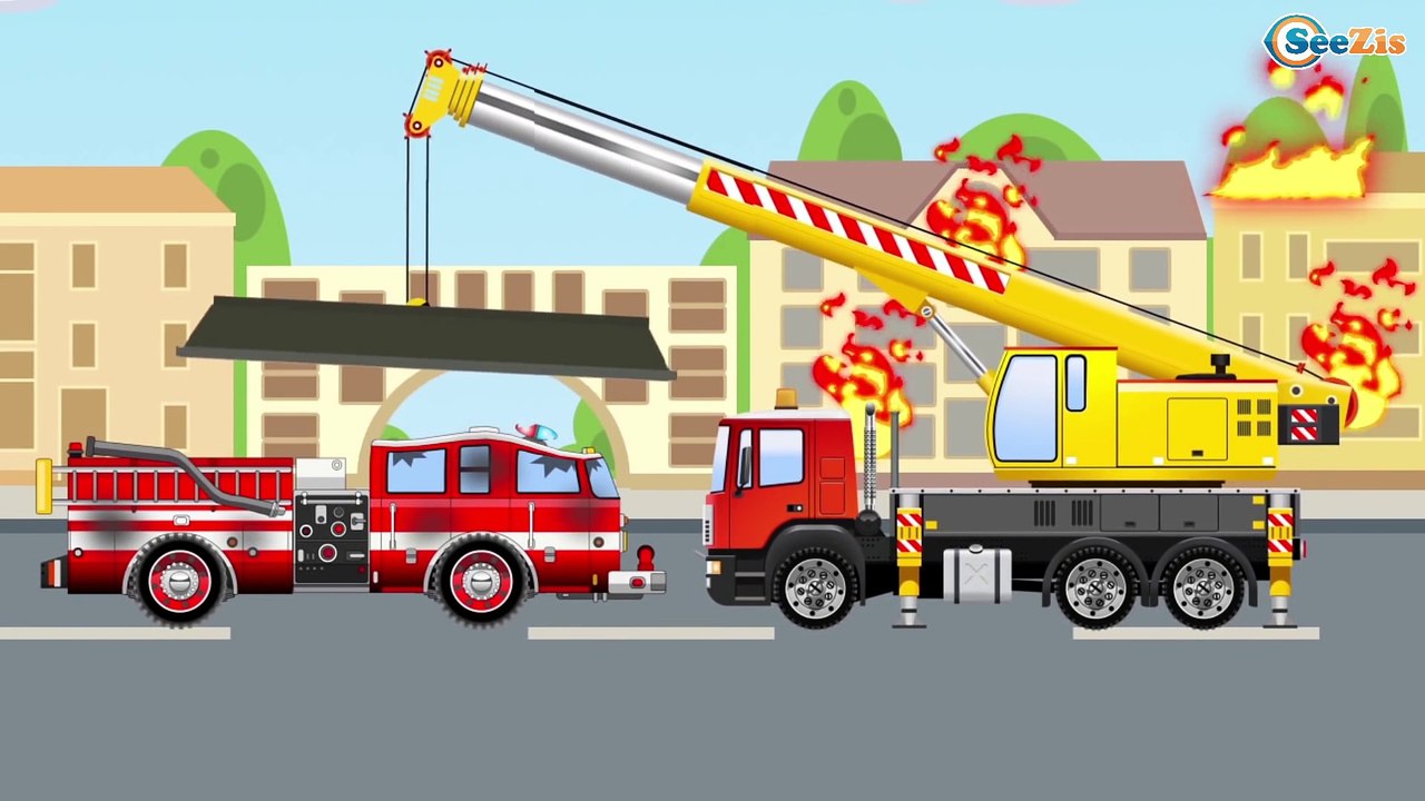 Tow Truck with Car Service Kids Cartoon Compilation | Service & Emergency Cars Cartoons for children