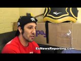 John Molina Jr on fighting Antonio Demarco and Andrien Broner.