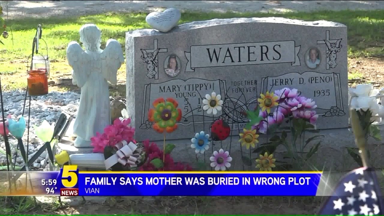 Family Says Their Mother Was Buried in Wrong Plot at Cemetery