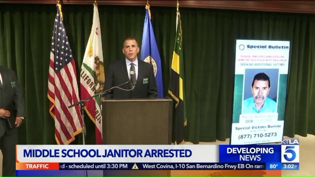 Former School Janitor Accused of Lewd Acts on Children Held on $1.5M Bail