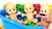 Learn Colors M&Ms Chocolate Baby Doll POOP Potty Training Bath Time With Nursery Rhymes Color Song