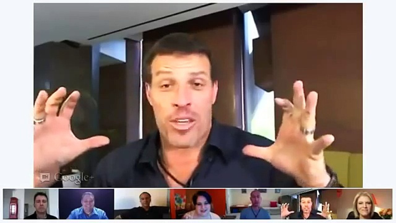 Tony Robbins First Google+ Hangout -- Breakthrough+Part 2