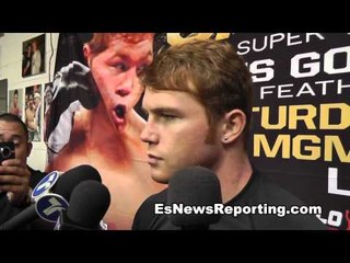Canelo Alvarez talks next fight chavez martinez