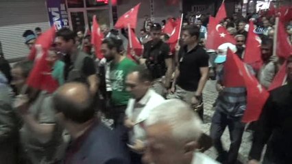 Hakkari'de 15 Temmuz Yürüyüşü