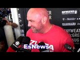 Dana White All The Trash Talk Of Conor Was To Get Into Floyd's Head - esnews boxing