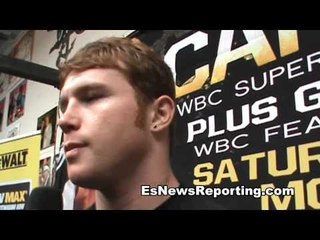saul canelo alvarez on Josesito lopez fight
