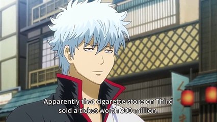 Gintama 300 Million Lottery Ticket Is His!