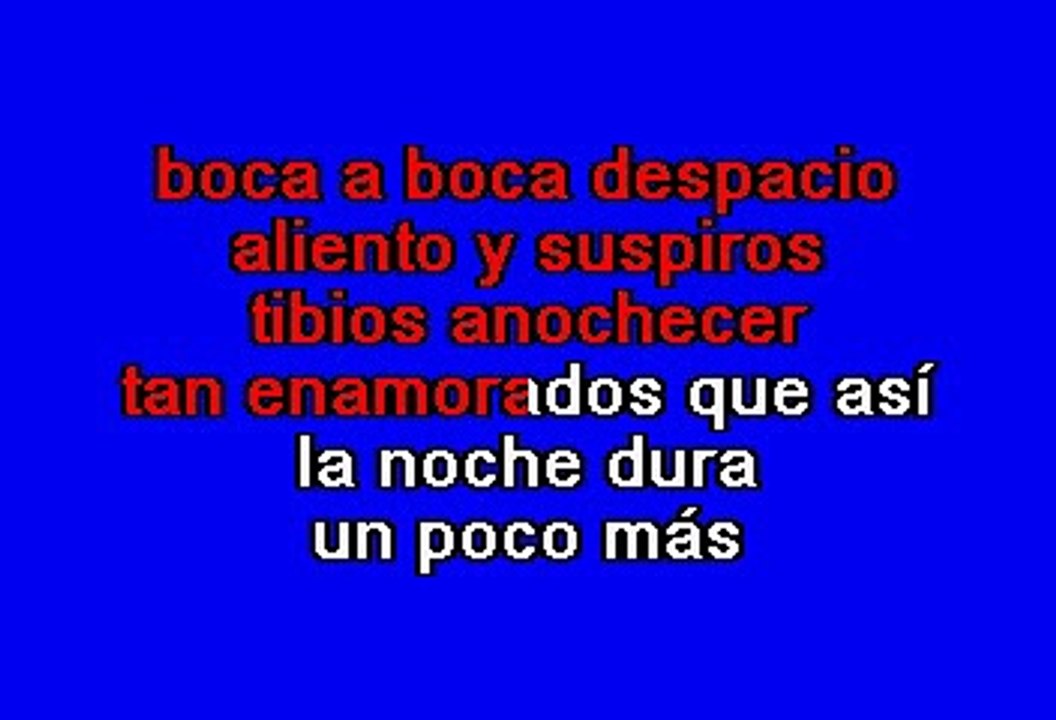 RICARDO MONTANER - TAN ENAMORADOS (KARAOKE)