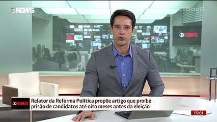 Relator propõe proibir prisão de candidatos até 8 meses antes da eleição