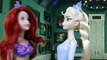 Poupée et et gelé Portugais histoire Princesse ariel visite enceinte Elsa stupéfie john en fr barbie
