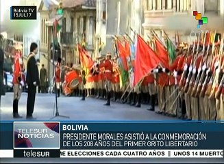 Bolivia conmemora 208 aniversario de primer grito anticolonial