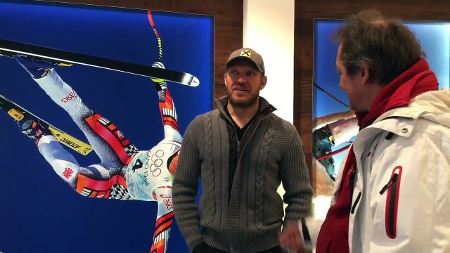 Hermann Maier präsentiert Ausstellung