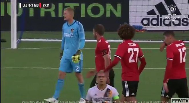 Marouane Fellaini Goal - LA Galaxy vs Manchester United 0-3
