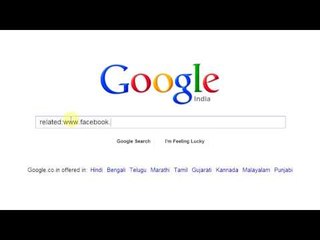 Google Search Tip 08 - Searching for Related Sites