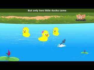 Five Little Ducks - Nursery Rhyme & Karaoke Version