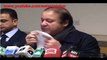 Nawaz Sharif funny Scandal cleaning Nose And Head With Same Handkerchief
