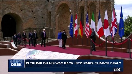 i24NEWS DESK | Is Trump on his way back into Paris climate deal? | Saturday, July 15th 2017